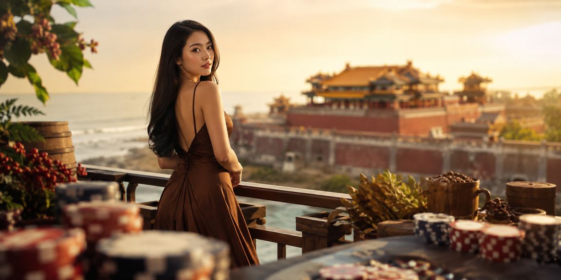 Người dùng Huế thưởng thức cà phê và thực hiện giao dịch tài chính trực tuyến